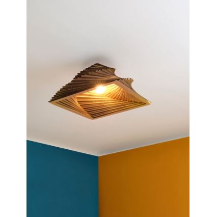 Ledvance - Plafon DECOR CARDBOARD 1xE27/15W/230V 40x40 cm