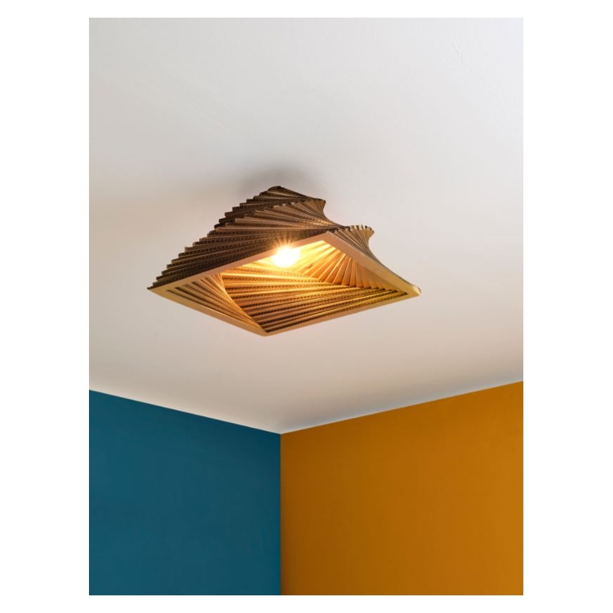 Ledvance - Plafon DECOR CARDBOARD 1xE27/15W/230V 40x40 cm