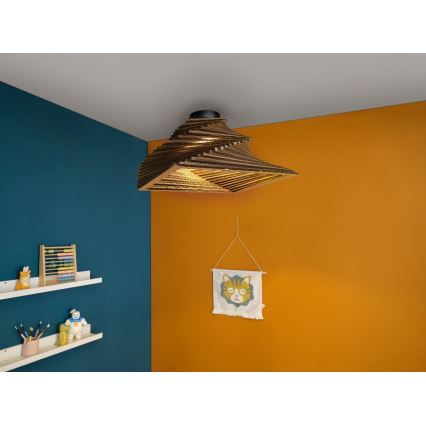 Ledvance - Plafon DECOR CARDBOARD 1xE27/15W/230V 40x40 cm