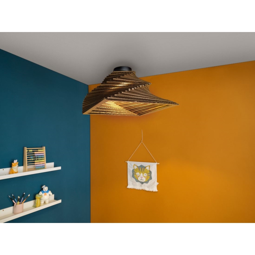 Ledvance - Plafon DECOR CARDBOARD 1xE27/15W/230V 40x40 cm