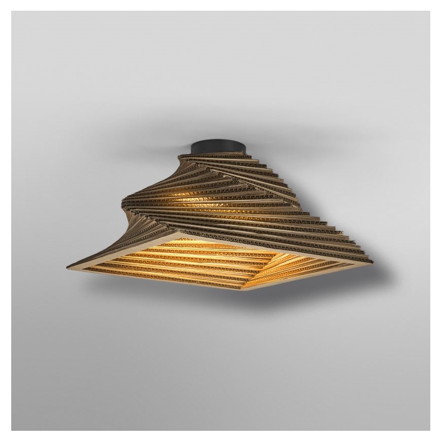 Ledvance - Plafon DECOR CARDBOARD 1xE27/15W/230V 40x40 cm