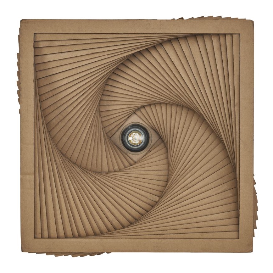 Ledvance - Plafon DECOR CARDBOARD 1xE27/15W/230V 40x40 cm