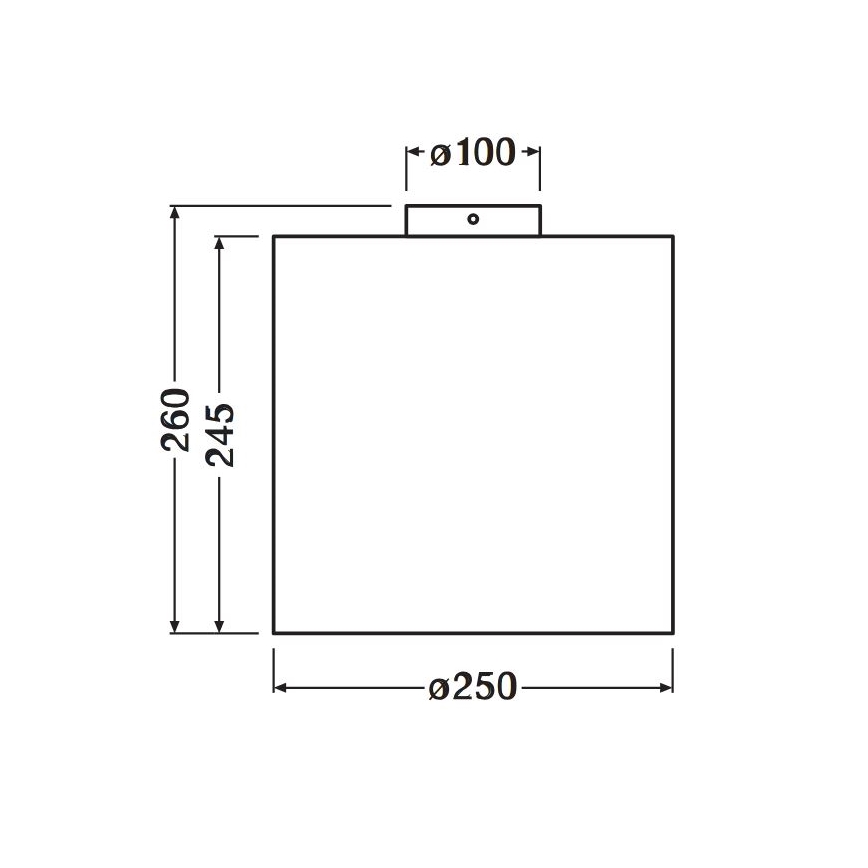Ledvance - Plafon DECOR CARDBOARD 1xE27/15W/230V śr. 25 cm