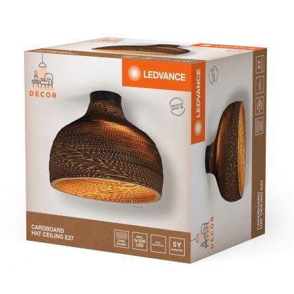 Ledvance - Plafon DECOR CARDBOARD 1xE27/15W/230V śr. 36 cm