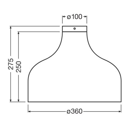 Ledvance - Plafon DECOR CARDBOARD 1xE27/15W/230V śr. 36 cm