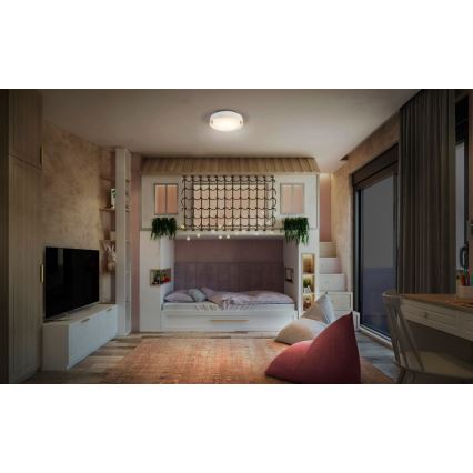 Ledvance - Plafon ORBIS MADRID 2xE27/10W/230V biały