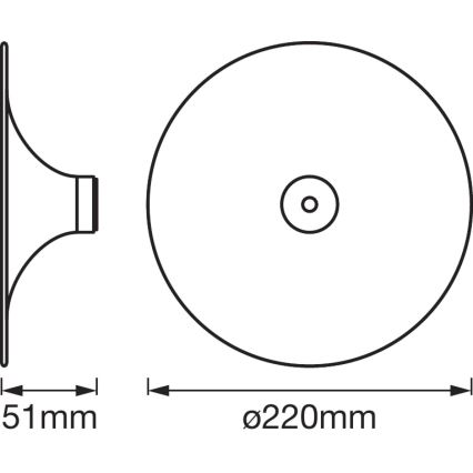 Ledvance - Plafon SMART+ TIBEA 1xE27/60W/230V