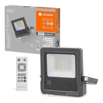 Ledvance - Reflektor LED RGBW FLOODLIGHT 20W/230V 3000K IP65 Wi-Fi + pilot zdalnego sterowania
