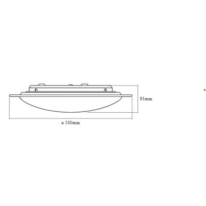 Ledvance - ściemnialna lampa sufitowa LED ORBIS SPARKLE LED/24W/230V 2700-6500K śr. 50 cm + zdalne sterowanie