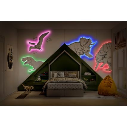 Ledvance - ściemnialna taśma LED RGB FLEX 5m LED/10W/230V + pilot zdalnego sterowania