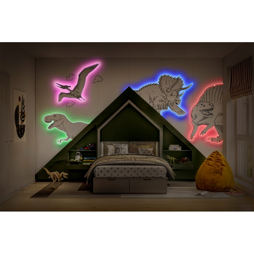 Ledvance - ściemnialna taśma LED RGB FLEX 5m LED/10W/230V + pilot zdalnego sterowania