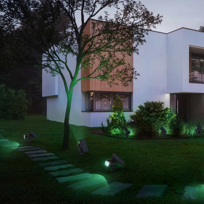 Ledvance - Ściemniana lampa solarna LED RGBW SMART+ SOLAR LED/0,6W/3,7V 2000 mAh 3000-6500K IP44