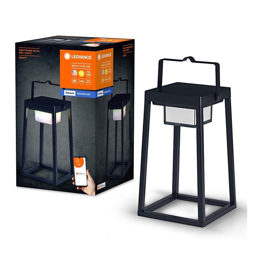 Ledvance - Ściemniana lampa solarna LED RGBW SMART+ TABLE LED/2,5W/3,7V 2200 mAh IP44