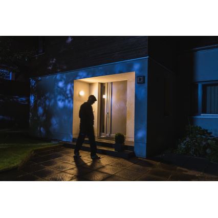 Ledvance - LED Zewnętrzna lampa ścienna z czujnikiem i kamerą SMART+ LED/15W/230V Wi-Fi IP44