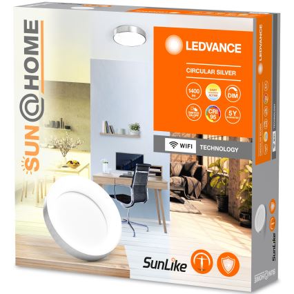 Ledvance-LED Regulowane oświetlenie sufitowe SUN@HOME CIRCULAR LED/18,5W/230V Wi-Fi