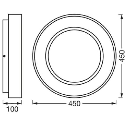 Ledvance-LED Regulowane oświetlenie sufitowe SUN@HOME CIRCULAR LED/18,5W/230V Wi-Fi