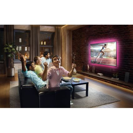 Ledvance - Taśma LED RGB ściemnialna FLEX TV MOOD 1m LED/4W/5V + pilot zdalnego sterowania