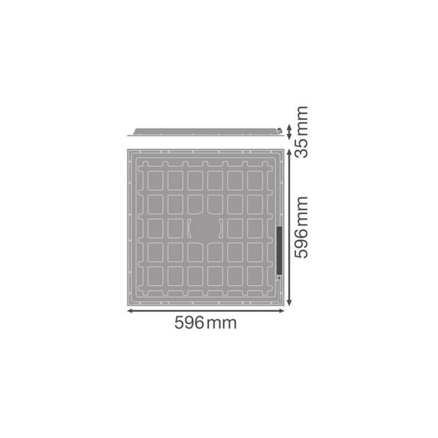 Ledvance - Wpuszczany panel LED ESSENTIAL LED/36W/230V 6500K 60x60 cm