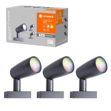 Ledvance - ZESTAW 3x LED RGBW Lampa zewnętrzna SMART+ SPOT 3xLED/4,5W/230V IP65 Wi-Fi