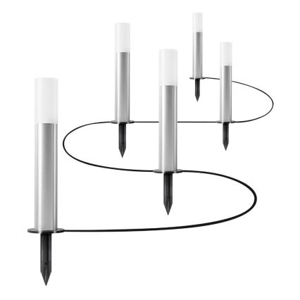 Ledvance - ZESTAW 5x LED RGBW Ściemnialna lampa zewnętrzna SMART+ GARDENPOLE LED/6W/230V IP44