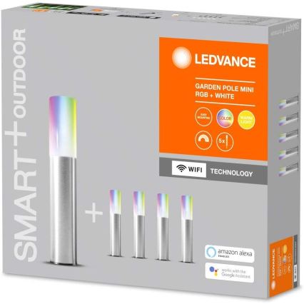 Ledvance - ZESTAW 5x LED RGBW Lampa zewnętrzna SMART+ MINI 5xLED/3,8W/230V IP65 Wi-Fi