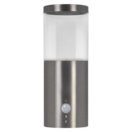 Ledvance - Zewnętrzna lampa ścienna z czujnikiem EBRO 1xE27/20W/230V IP44