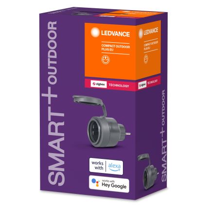 Ledvance - Zewnętrzne inteligentne gniazdko SMART+ PLUG 3680W IP44