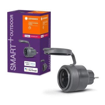 Ledvance - Zewnętrzne inteligentne gniazdko SMART+ PLUG 3680W IP44 SCHUKO