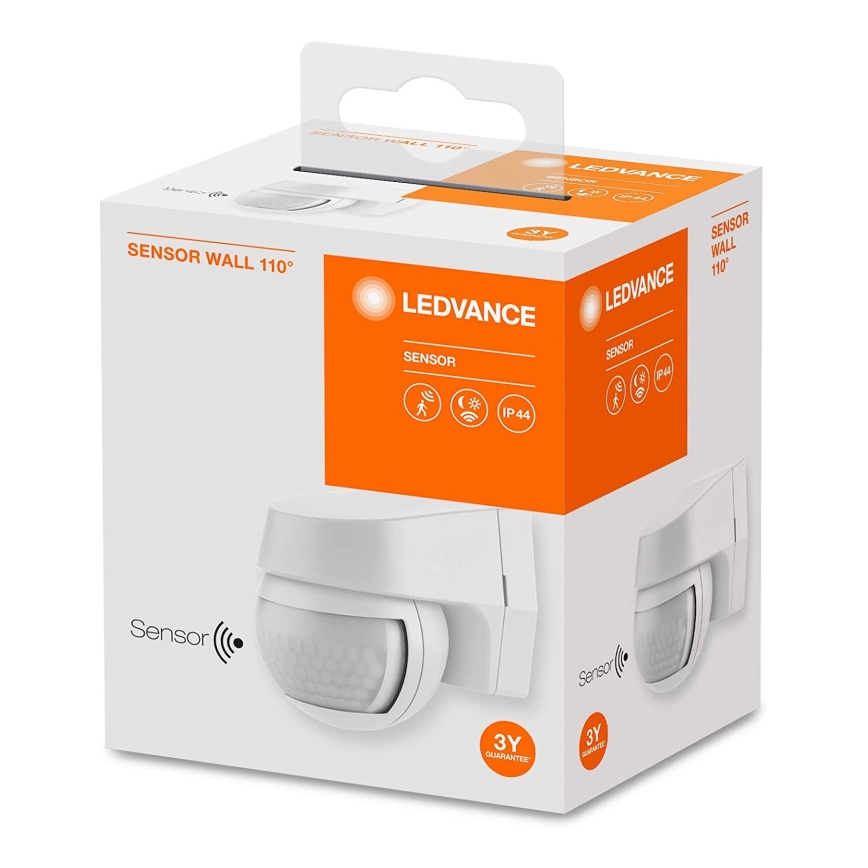 Ledvance - Zewnętrzny czujnik ruchu na podczerwień 230V IP44 biały