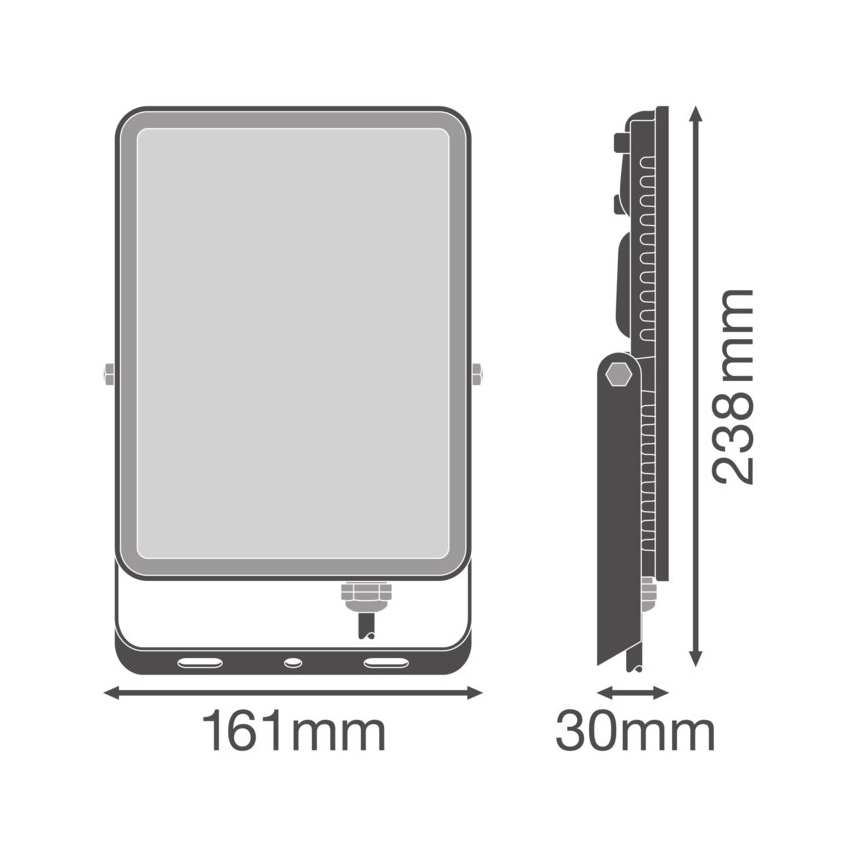 Ledvance - Zewnętrzny naścienny naświetlacz FLOODLIGHT LED/50W/230V IP65