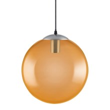 Ledvance - Żyrandol na lince BUBBLE 1xE27/40W/230V pomarańczowy śr. 30 cm