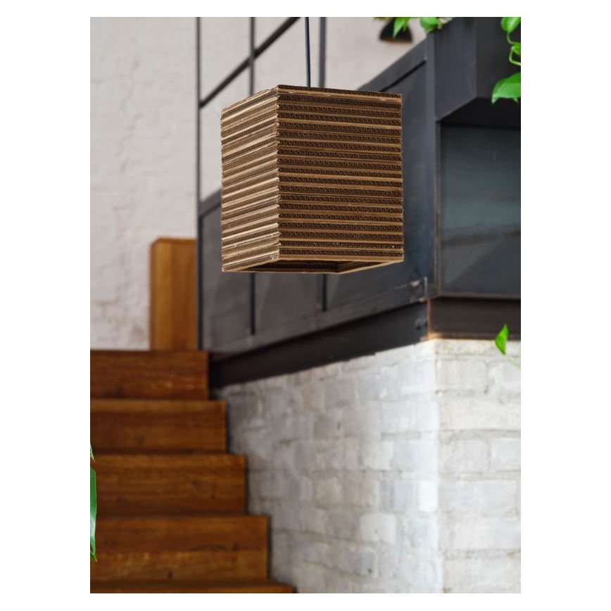 Ledvance - Żyrandol na lince DECOR CARDBOARD 1xE27/15W/230V 25x25 cm