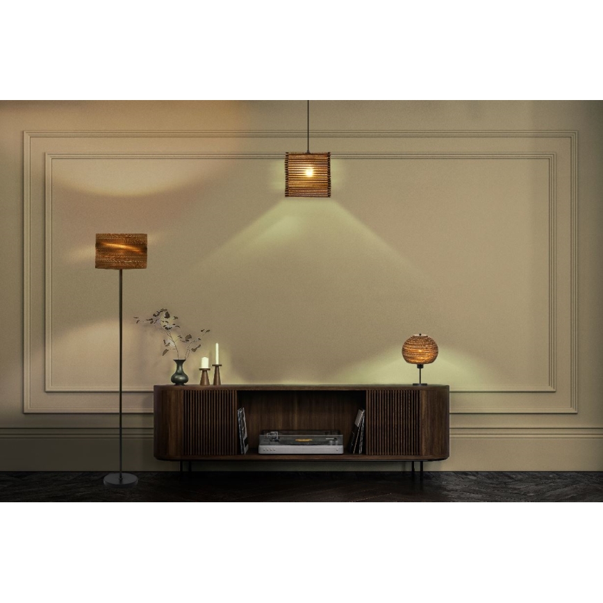 Ledvance - Żyrandol na lince DECOR CARDBOARD 1xE27/15W/230V 25x25 cm