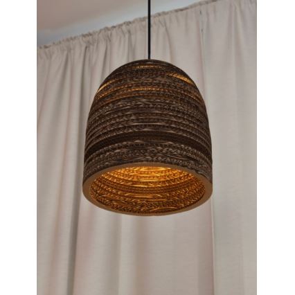 Ledvance - Żyrandol na lince DECOR CARDBOARD 1xE27/15W/230V śr. 25 cm