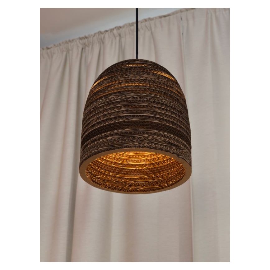 Ledvance - Żyrandol na lince DECOR CARDBOARD 1xE27/15W/230V śr. 25 cm