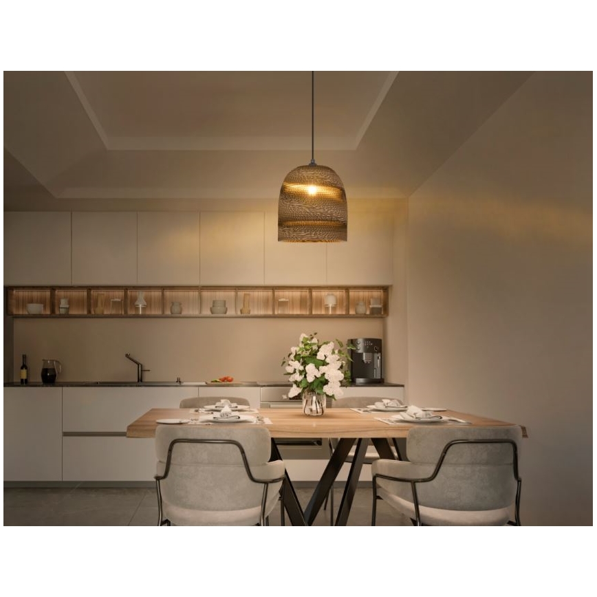 Ledvance - Żyrandol na lince DECOR CARDBOARD 1xE27/15W/230V śr. 25 cm