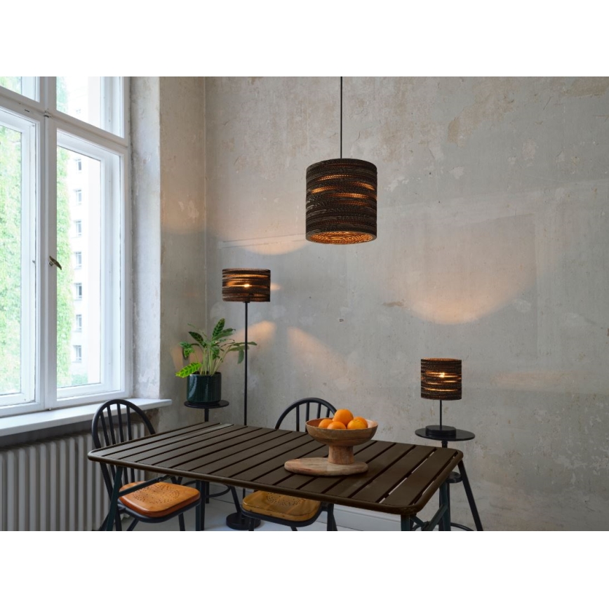 Ledvance - Żyrandol na lince DECOR CARDBOARD 1xE27/15W/230V śr. 25 cm