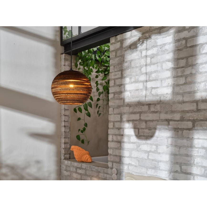 Ledvance - Żyrandol na lince DECOR CARDBOARD 1xE27/15W/230V śr. 26 cm