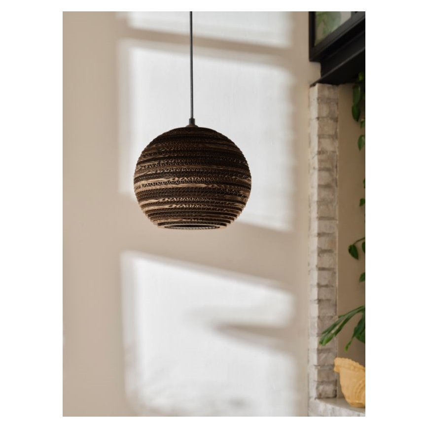Ledvance - Żyrandol na lince DECOR CARDBOARD 1xE27/15W/230V śr. 26 cm