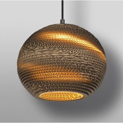 Ledvance - Żyrandol na lince DECOR CARDBOARD 1xE27/15W/230V śr. 26 cm