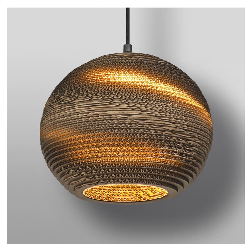 Ledvance - Żyrandol na lince DECOR CARDBOARD 1xE27/15W/230V śr. 26 cm
