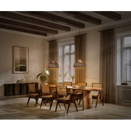 Ledvance - Żyrandol na lince DECOR CARDBOARD 1xE27/15W/230V śr. 36 cm
