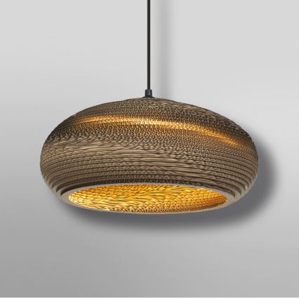 Ledvance - Żyrandol na lince DECOR CARDBOARD 1xE27/15W/230V śr. 40 cm