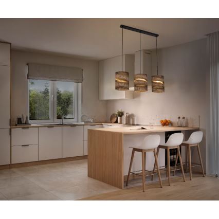 Ledvance - Żyrandol na lince DECOR CARDBOARD 3xE27/15W/230V