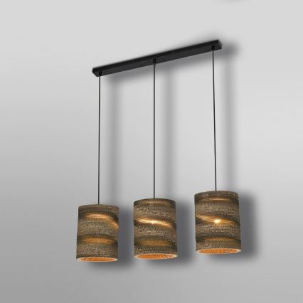 Ledvance - Żyrandol na lince DECOR CARDBOARD 3xE27/15W/230V