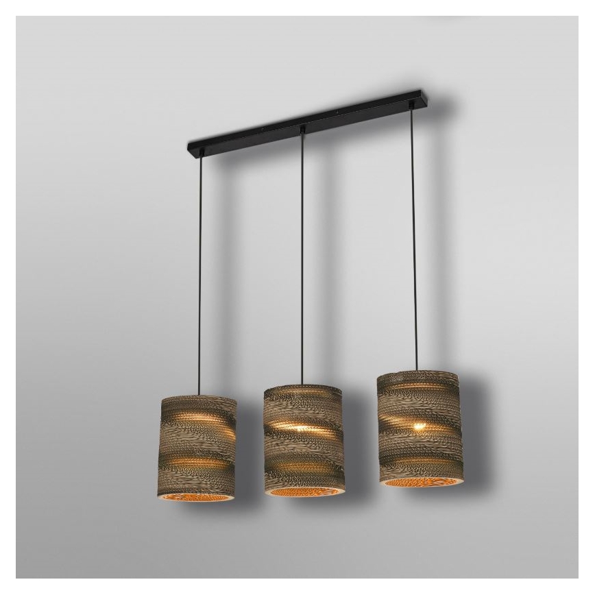 Ledvance - Żyrandol na lince DECOR CARDBOARD 3xE27/15W/230V