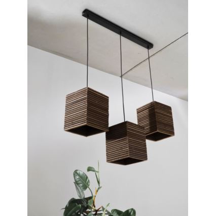 Ledvance - Żyrandol na lince DECOR CARDBOARD 3xE27/15W/230V