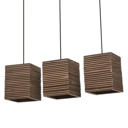 Ledvance - Żyrandol na lince DECOR CARDBOARD 3xE27/15W/230V