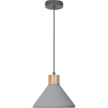 Ledvance - Żyrandol na lince DECOR CONCRETE 1xE27/15W/230V śr. 22 cm beton szary