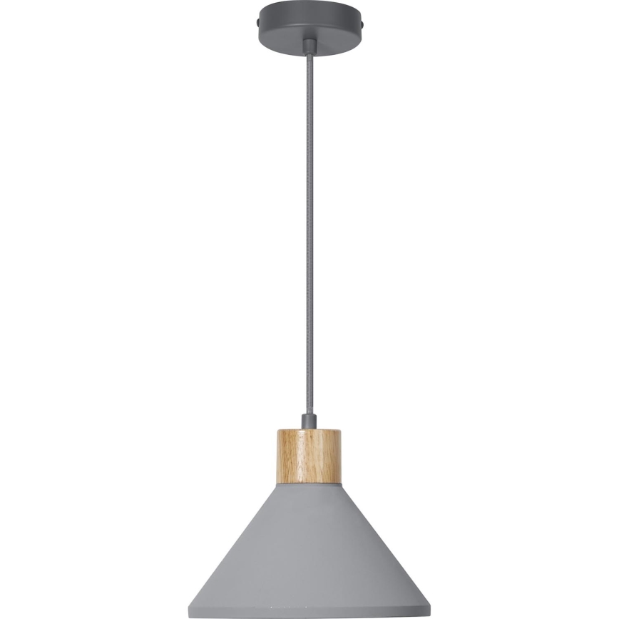 Ledvance - Żyrandol na lince DECOR CONCRETE 1xE27/15W/230V śr. 22 cm beton szary